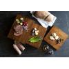TOSCANA – a Picnic Time Brand Etage Nested Acacia Wood Serving Pedestals, Set of 3