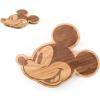 TOSCANA – a Picnic Time brand – Disney Mickey Mouse Disney Classics Mickey Mouse Cutting Board – Wood Cheese Board – Charcuterie Board 14″ x 11″ Natural