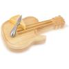 TOSCANA – a Picnic Time brand Guitar Cheese Board & Knife Set, Novelty Charcuterie Board Set with Cheese Knifes, Cheese Boards Charcuterie Boards, Serving Platter, (Bamboo)