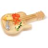 TOSCANA – a Picnic Time brand Guitar Cheese Board & Knife Set, Novelty Charcuterie Board Set with Cheese Knifes, Cheese Boards Charcuterie Boards, Serving Platter, (Bamboo)