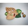 TOSCANA – a Picnic Time brand Leaf Cheese Board & Knife Set, Charcuterie Board Set, Wood Cutting Board with Cheese Knives, (Bamboo),Brown