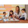 TOSCANA – a Picnic Time brand Parlor Ice Cream Mixing Set, Ice Cream Mixing Kit with Marble Ice Cream Slab and Mixing Spades, (Bamboo & Marble)