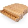 TOSCANA – a Picnic Time brand Piano Cheese Board & Knife Set, Novelty Charcuterie Board with Cheese Knife Set, Cheese Boards Charcuterie Boards, (Bamboo)