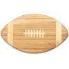 TOSCANA – a Picnic Time brand Touchdown Football Cheese Board, Novelty Charcuterie Board, Serving Platter, Cheese Boards Charcuterie Boards, Wood Cutting Board, (Bamboo)