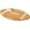 TOSCANA – a Picnic Time brand Touchdown Football Cheese Board, Novelty Charcuterie Board, Serving Platter, Cheese Boards Charcuterie Boards, Wood Cutting Board, (Bamboo)