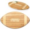 TOSCANA – a Picnic Time brand Touchdown Football Cheese Board, Novelty Charcuterie Board, Serving Platter, Cheese Boards Charcuterie Boards, Wood Cutting Board, (Bamboo)