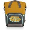 Disney Mickey Mouse Roll-Top Cooler Backpack, Hiking Backpack, Soft Cooler Bag (Heathered Gray)(Star Wars – Mustard Yellow  Gray  Blue)