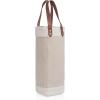 LEGACY – a Picnic Time brand – Pinot Jute 2 Bottle Insulated Wine Bag – Wine Tote Bag – Wine Gift Bag, (Beige)(Single Bottle)