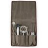 LEGACY – a Picnic Time brand, 10-Piece Bar Tool Roll Up Kit, 10-Piece Bar Tool Roll Up Kit, Mixology Bartender Travel Set with Cocktail Accessories, (Khaki)