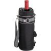 LEGACY – a Picnic Time brand Wine Sack Beverage Tote, Insulated Wine Bag, Wine Gifts, (Black with Gray Accents)