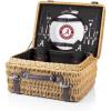 NCAA Alabama Crimson Tide Champion Picnic Basket with Deluxe Service for Two, Black