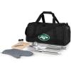 NFL BBQ Kit/Cooler Tote with Barbecue and Picnic Accessories(New York Jets)