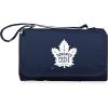 NHL Carolina Hurricanes Outdoor Picnic Blanket Tote(Navy Blue With Black Flap)