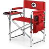 ONIVA – a Picnic Time Brand – Disney Nightmare Before Christmas Jack Sports Chair with Side Table, Beach Chair, Camp Chair for Adults, (Black)(Disney Pixar Cars Lightning Mcqueen – Red)