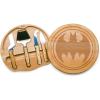 PICNIC TIME DC Comics Batman Bat Signal Circo Cheese Board & Knife Set, Charcuterie Board Gift with 4 Stainless Steel Tools, Wooden Cutting Board for Cheese, Meat & Crackers, Housewarming (Parawood)(DC Comics Batman Bat Signal – Parawood)