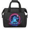PICNIC TIME Disney Lilo & Stitch Drool On The Go Lunch Bag, Soft Cooler Lunch Box, Insulated Lunch Bag, (Black)(Disney Lilo & Stitch Upside Down – Black)