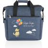 PICNIC TIME Disney Lilo & Stitch Drool On The Go Lunch Bag, Soft Cooler Lunch Box, Insulated Lunch Bag, (Black)(Disney Pixar UP – Navy Blue)