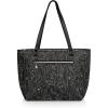 PICNIC TIME Disney Lilo & Stitch Uptown Cooler Tote Bag, Insulated Lunch Bag, Stylish Beach Bag Soft Cooler, (Black)(Disney Princess Pattern – Black)