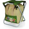 PICNIC TIME Disney Mickey Mouse Gardener 5 Piece Gardening Tools Set with Garden Stool, Gardening Gifts, Garden Tool Set, (Olive Green with Beige Accents)(Star Wars Mandalorian Grogu – Olive Green with Beige Accents)