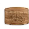 PICNIC TIME Disney Mickey Mouse Pumpkin Face Ovale Acacia Cutting Board, Serving Board, Charcuterie Board, (Acacia Wood)(Disney Classic Haunted Mansion Hitch Hikers – Acacia Wood)