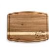 PICNIC TIME Disney Mickey Mouse Pumpkin Face Ovale Acacia Cutting Board, Serving Board, Charcuterie Board, (Acacia Wood)(Disney Classic Mickey Mouse – Acacia Wood)