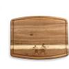 PICNIC TIME Disney Mickey Mouse Pumpkin Face Ovale Acacia Cutting Board, Serving Board, Charcuterie Board, (Acacia Wood)(Disney Mickey Mouse & Minnie Mouse – Acacia Wood)