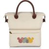 PICNIC TIME Disney Mickey Mouse Urban Lunch Bag, Cooler Lunch Tote, Insulated Lunch Bag, (Beige with Brown Accents)(Disney Mickey – Beige with Brown Accents)