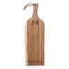 PICNIC TIME Disney Mickey Mouse & Minnie Mouse Artisan 24″ Acacia Charcuterie Board with Raw Wood Edge, Cheese Board, Serving Platter, (Acacia Wood)(Mickey & Minnie – Acacia Wood)
