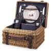 PICNIC TIME Disney Pixar Ratatouille Champion Picnic Basket for 2, Large Wicker Picnic Set with Cutlery Service Kit, (Navy Blue), 15.8 x 12 x 7.5(Disney Pixar Ratatouille – Navy Blue)