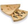 PICNIC TIME Disney Pixar Ratatouille Swiss Cheese Board & Knife Set, Charcuterie Board, Serving Platter, (Parawood)