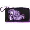 PICNIC TIME Disney Princess The Little Mermaid Blanket Tote Outdoor Picnic Blanket, Beach Blanket, Camping Blanket, (Purple with Black Flap)