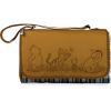 PICNIC TIME Disney Winnie the Pooh Blanket Tote Outdoor Picnic Blanket, Beach Blanket, Camping Blanket, (English Plaid Pattern with Beige Flap)