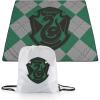 PICNIC TIME Harry Potter Slytherin Impresa Picnic Blanket, Lightweight Beach Blanket, Machine Washable, (Black)(Harry Potter Slytherin – Black)