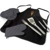 PICNIC TIME NCAA BBQ Apron Tote Pro Grill Set(Arizona State Sun Devils)