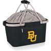 PICNIC TIME NCAA Baylor Bears Metro Shopping Basket – Insulated Picnic Basket – Collapsible Market Basket – Utility Tote Cooler Bag