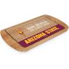 PICNIC TIME NCAA Billboard Glass Top Cheese Board, Serving Platter, Cheese Boards Charcuterie Boards, (Parawood)(Arizona State Sun Devils)