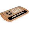 PICNIC TIME NCAA Billboard Glass Top Cheese Board, Serving Platter, Cheese Boards Charcuterie Boards, (Parawood)(Army Black Knights)