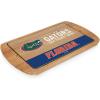 PICNIC TIME NCAA Billboard Glass Top Cheese Board, Serving Platter, Cheese Boards Charcuterie Boards, (Parawood)(Florida Gators)