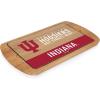 PICNIC TIME NCAA Billboard Glass Top Cheese Board, Serving Platter, Cheese Boards Charcuterie Boards, (Parawood)(Indiana Hoosiers)