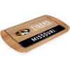 PICNIC TIME NCAA Billboard Glass Top Cheese Board, Serving Platter, Cheese Boards Charcuterie Boards, (Parawood)(Missouri Tigers)