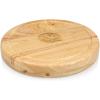 PICNIC TIME NCAA Circo Cheese Board and Knife Set – Charcuterie Board Set – Wood Cutting Board(Florida State Seminoles)