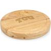 PICNIC TIME NCAA Circo Cheese Board and Knife Set – Charcuterie Board Set – Wood Cutting Board(TCU Horned Frogs)