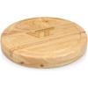 PICNIC TIME NCAA Circo Cheese Board and Knife Set – Charcuterie Board Set – Wood Cutting Board(Virginia Tech Hokies)