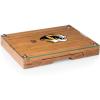 PICNIC TIME NCAA Concerto Glass Top Cheese Board and Knife Set, Charcuterie Board Set, Glass Top Cutting Board, (Bamboo)(Missouri Tigers)