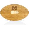 PICNIC TIME NCAA Football Cheese Board – Novelty Charcuterie Board – Serving Platter, Cheese Boards Charcuterie Boards, Wood Cutting Board, (Bamboo)(Michigan Wolverines)