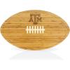 PICNIC TIME NCAA Football Cheese Board – Novelty Charcuterie Board – Serving Platter, Cheese Boards Charcuterie Boards, Wood Cutting Board, (Bamboo)(Texas A&M Aggies)