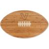 PICNIC TIME NCAA Football Cheese Board – Novelty Charcuterie Board – Serving Platter, Cheese Boards Charcuterie Boards, Wood Cutting Board, (Bamboo)(Vanderbilt Commodores)