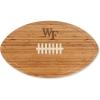 PICNIC TIME NCAA Football Cheese Board – Novelty Charcuterie Board – Serving Platter, Cheese Boards Charcuterie Boards, Wood Cutting Board, (Bamboo)(Wake Forest Demon Deacons)