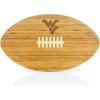 PICNIC TIME NCAA Football Cheese Board – Novelty Charcuterie Board – Serving Platter, Cheese Boards Charcuterie Boards, Wood Cutting Board, (Bamboo)(West Virginia Mountaineers)