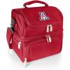 PICNIC TIME NCAA Nebraska Cornhuskers Pranzo Lunch Bag – Insulated Lunch Box with Picnic Set – Lunch Cooler Bag(Red)